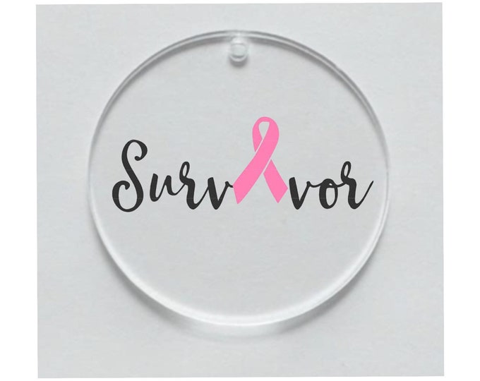 Breast Cancer wine glass Breast cancer gift