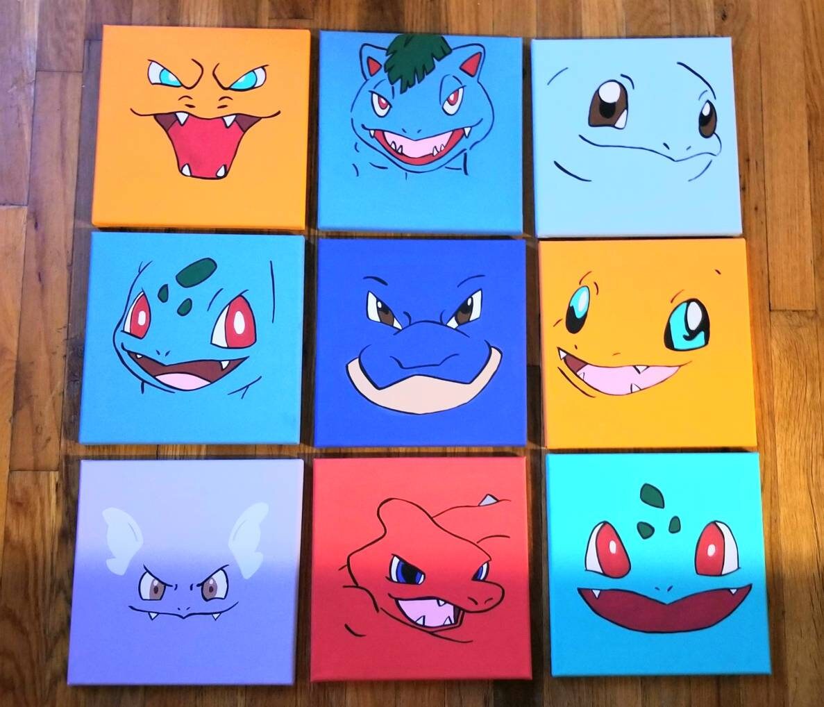 Pokémon canvas art Etsy