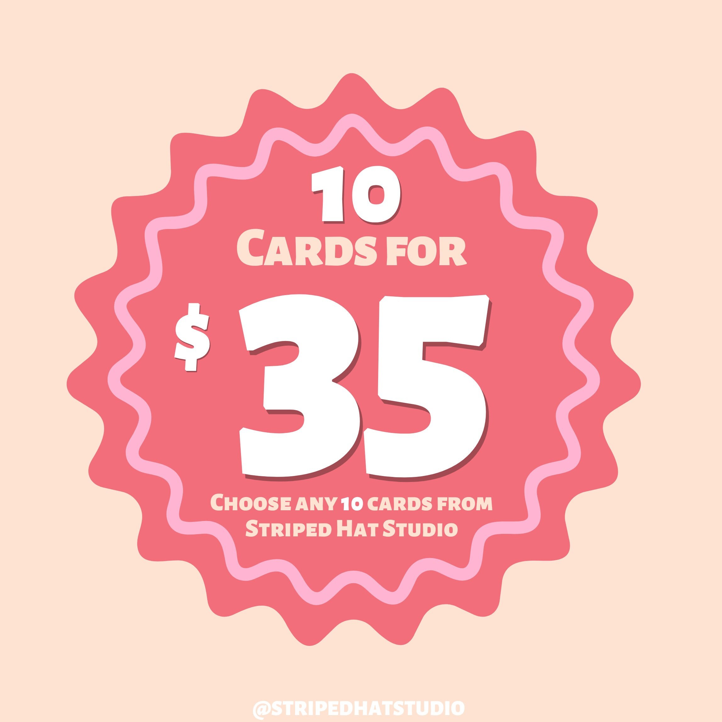 Bundle Pack Greeting Cards, 10 Cards For, Mix and Match Cards Any Cards ...
