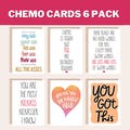 Funny Cancer Card 6 Pack, Funny Chemo Card Pack, Cards for chemo, Encouragement, breast cancer cards, Get Well, CHEMO CARDS 6 BUNDLE