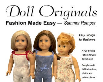 Doll Originals Fashion Made Easy - Summer Romper