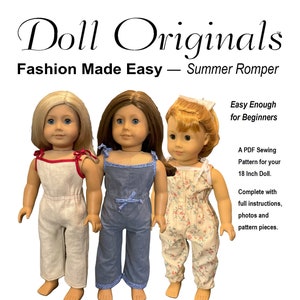 Doll Originals Fashion Made Easy - Summer Romper