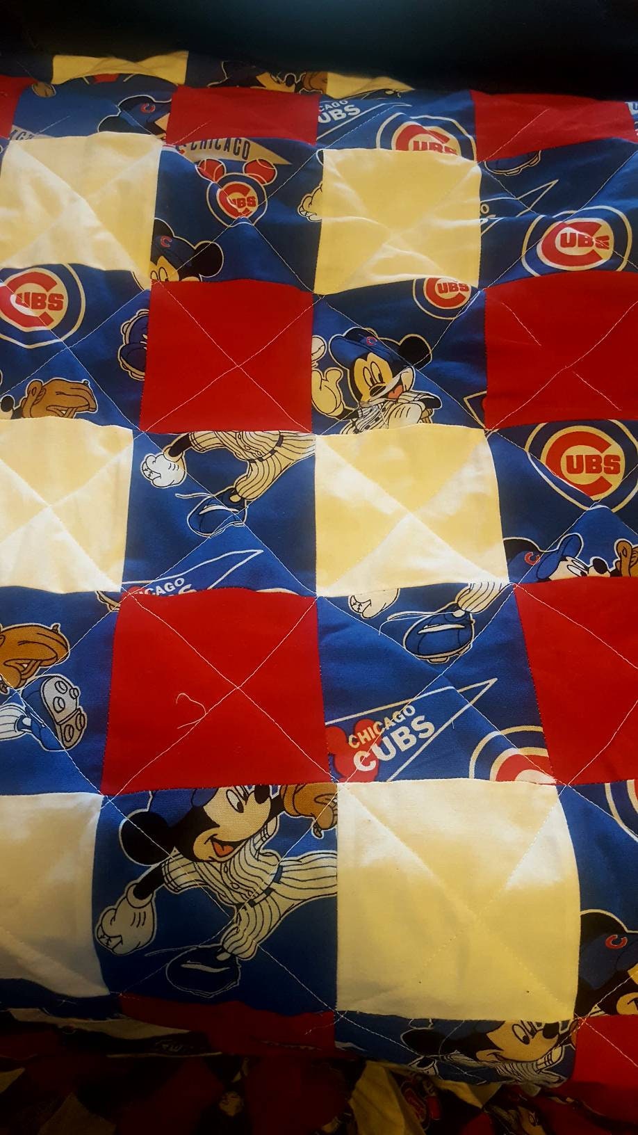 Chicago Cubs Lap Crib Size Quilt Etsy Canada