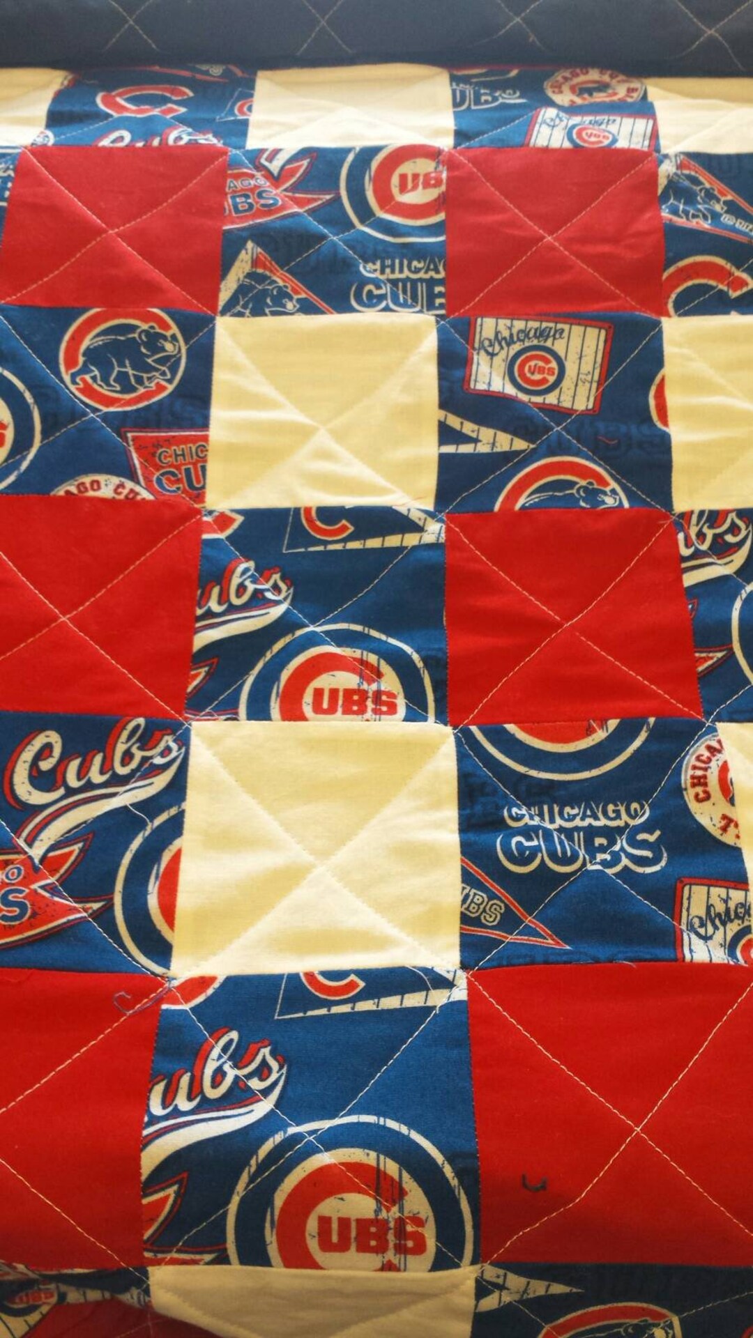 Chicago Cubs Full Size Quilt Etsy