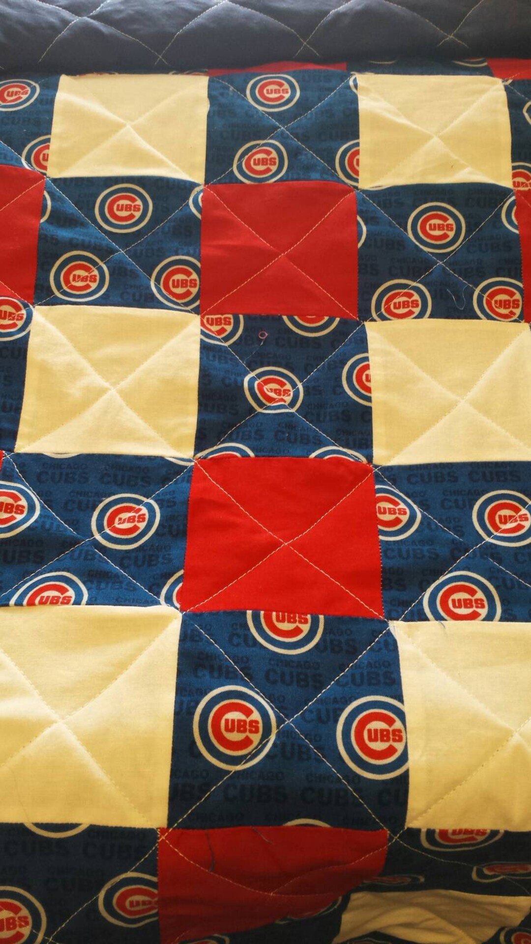 Chicago Cubs Full Size Quilt Etsy