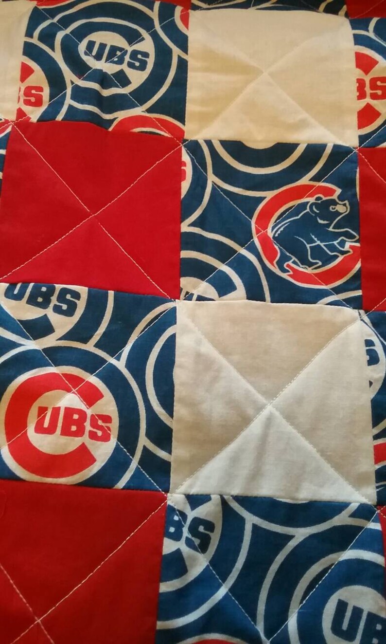 Chicago Cubs Full Size Quilt Etsy