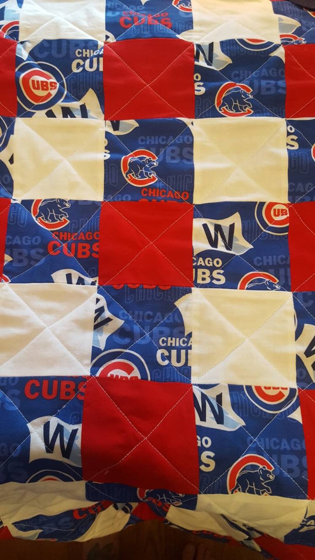 Chicago Cubs Full Size Quilt Etsy