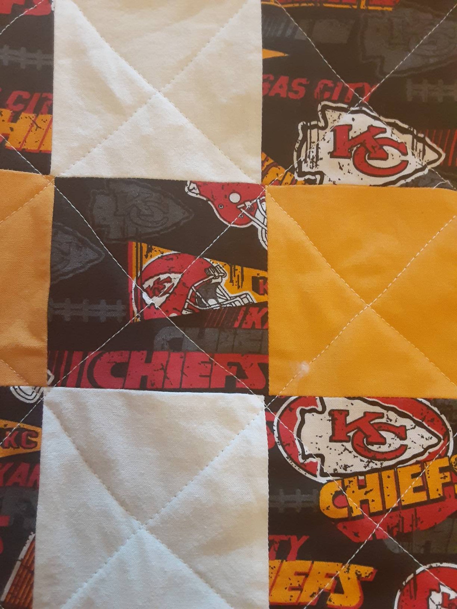 Kansas City Chiefs full size quilt Etsy