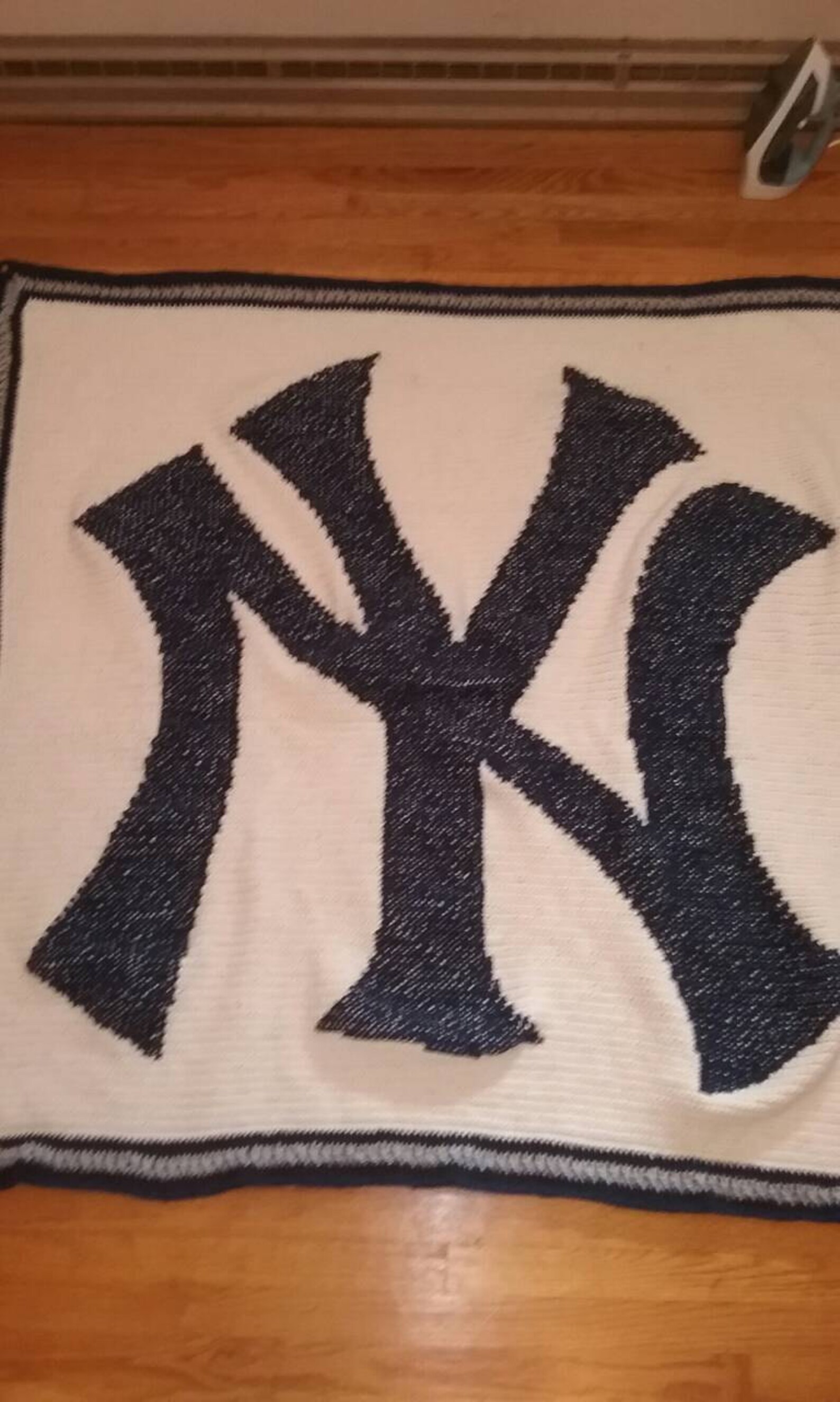 New York Yankees Blanket Etsy