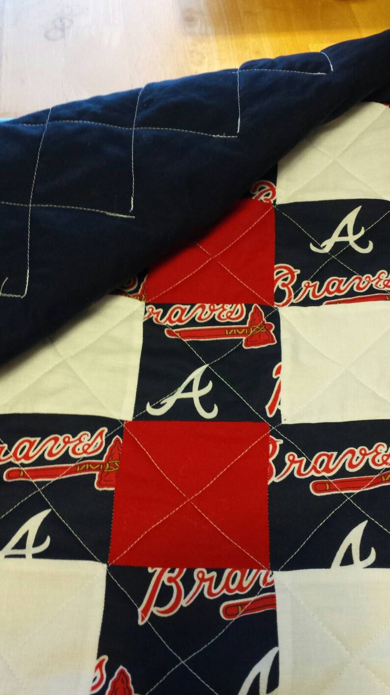 Atlanta Braves Full Size Quilt - Etsy