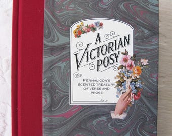 Penhaligon Scented Book A Victorian Posy Vintage 1st Ed English Perfumed Classic Romantic Gift  Decorative Library Decor WhenRosesBloom