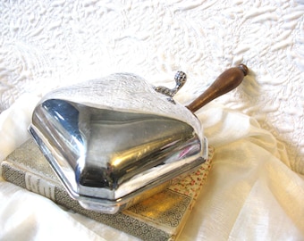 Vintage Silver Silent Butler Crumb Ash Tray Candy Dish  Elegant Tea Party Wedding Birthday Entertaining Tea Gift  Shabby Chic WhenRosesBloom