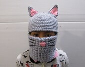 Super Cool Cat Hat and Cowl Set, Kitty hat