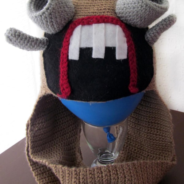 Super Cool Tusken Raider Knitted Hat (Star Wars).  All sizes!