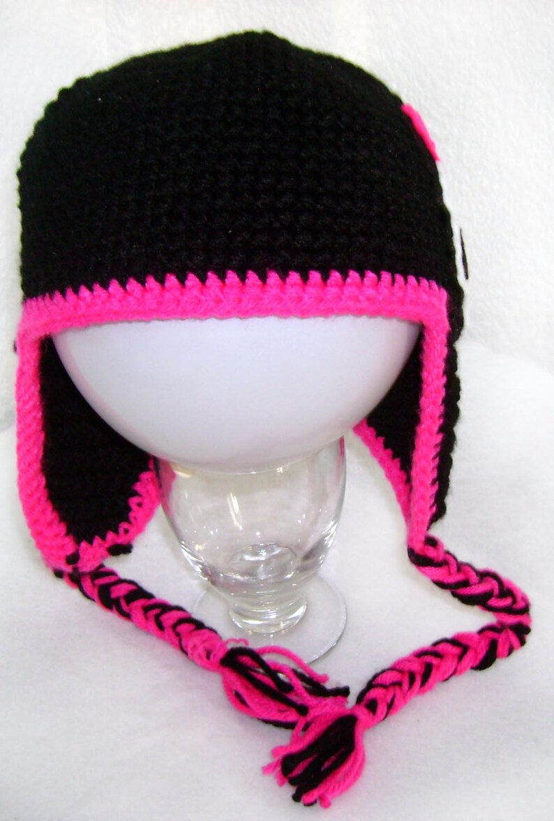Super Cool Monster High Knitted Hat All Sizes Etsy