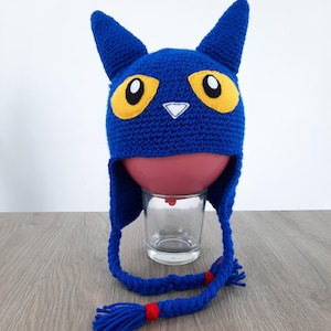 Sombrero de pointo inspirado en Super Cute Pete the Cat, todos los tamaños