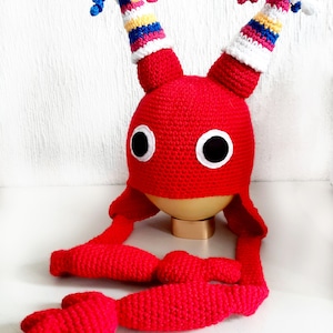 Gorro tejido inspirado en Super Cool Garten of Banban, todos los tamaños