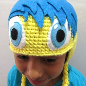 Super Cool Inside Out, gorro de punto inspirado en JOY, todos los tamaños