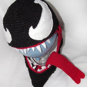 Super Cool VENOM inspired Knitted Hat!  All sizes!