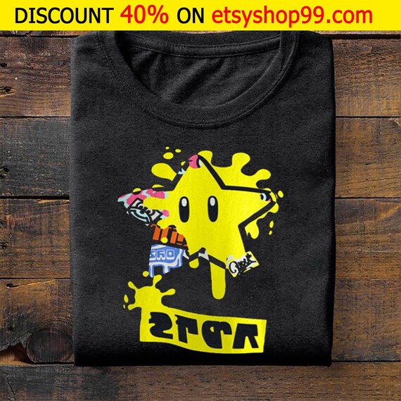 AN0125 Mario Splatfest Shirt-splatoon 2 