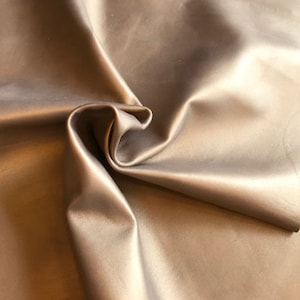 Soft Dark Champagne Leather Hides for Elegant Crafts, Thin Sewing Fabric, Upholstery, DIY Bookbinding material, durable and luxurious 918#70