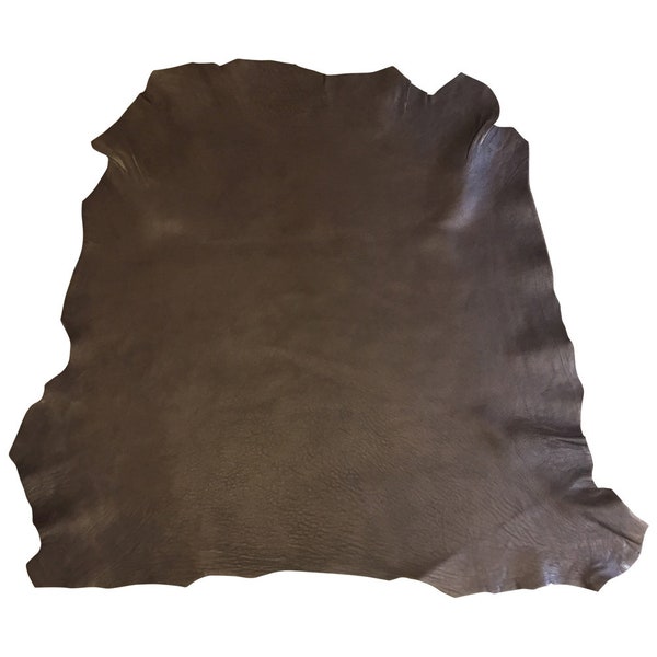 Dark Brown Leather Hide, Real Lambskin Hides, Matte finish, Soft Sheepskin, Bookbinding Cloth Fabric, Craft Material, DIY Home Decor 766