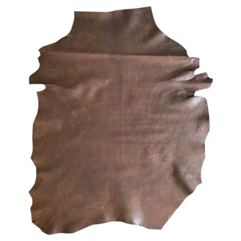 Dark Brown Leather Hide Real Lambskin Hides Matte finish Etsy