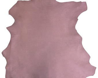 Pink Purple Genuine Leather Hides, Pebbled Skins, Upholstery Projects, Bookbinding Supply, Sewing Fabric, Thin DIY Home Decor Material 980-7