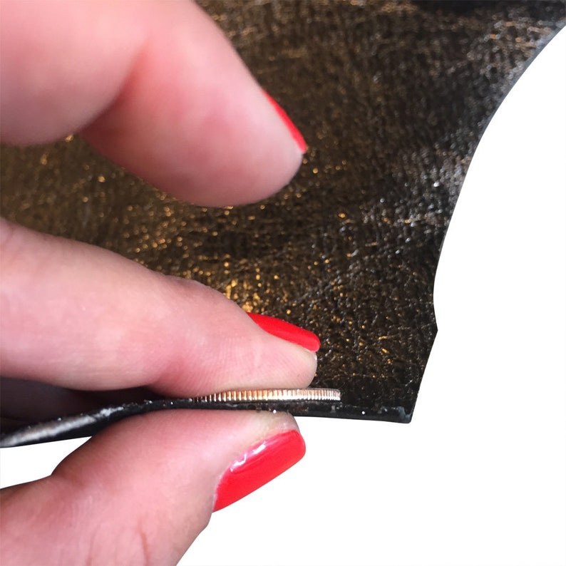 Sewing projects DIY Scrapbooking Material Craft Supplies 844 Metallic Genuine Leather Hides Textured Finished Skins Upholstery Fabric