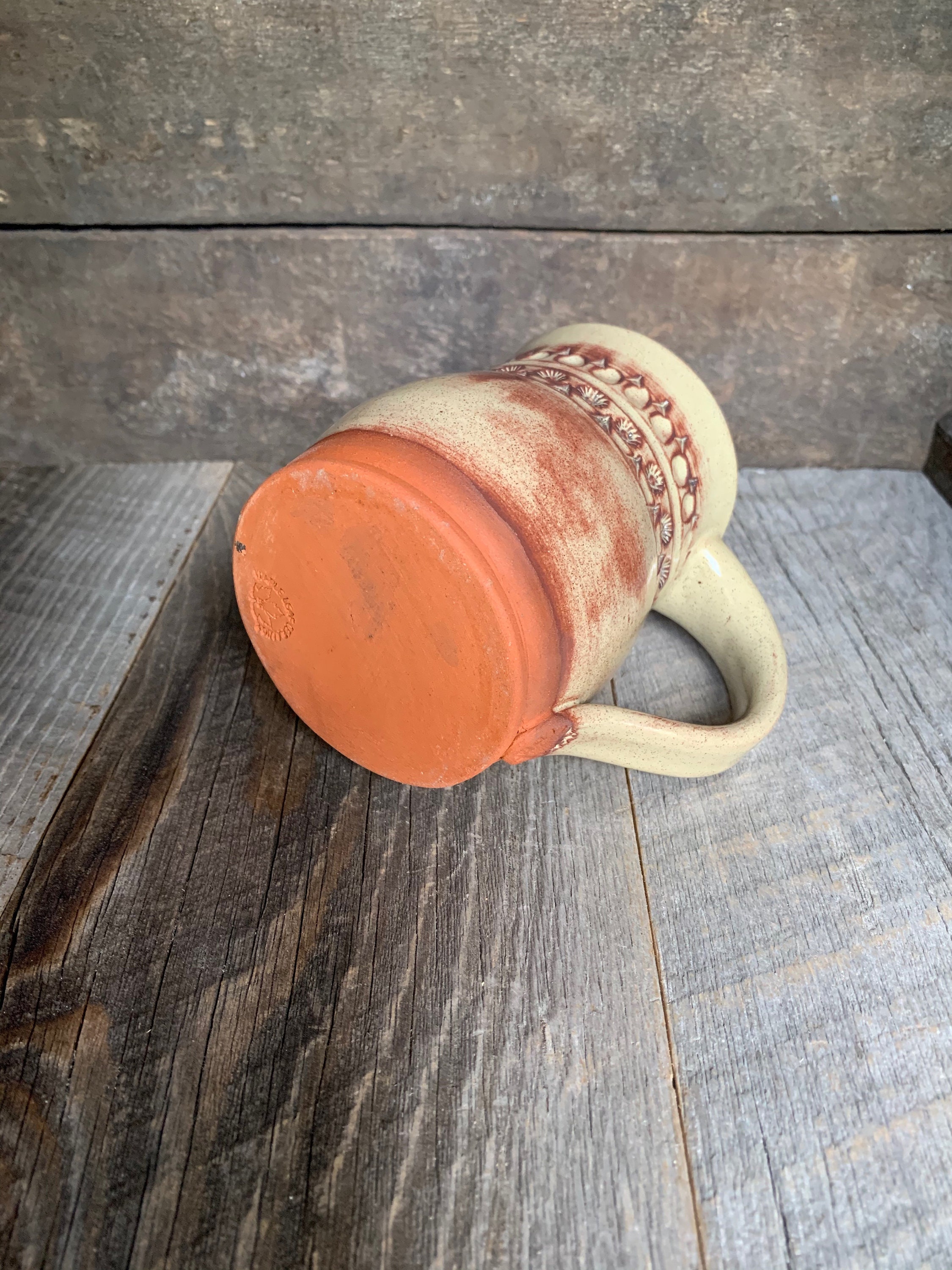 Handmade Wheel Thrown Ceramic Pottery Cup Red Terra Cotta Clay Etsy