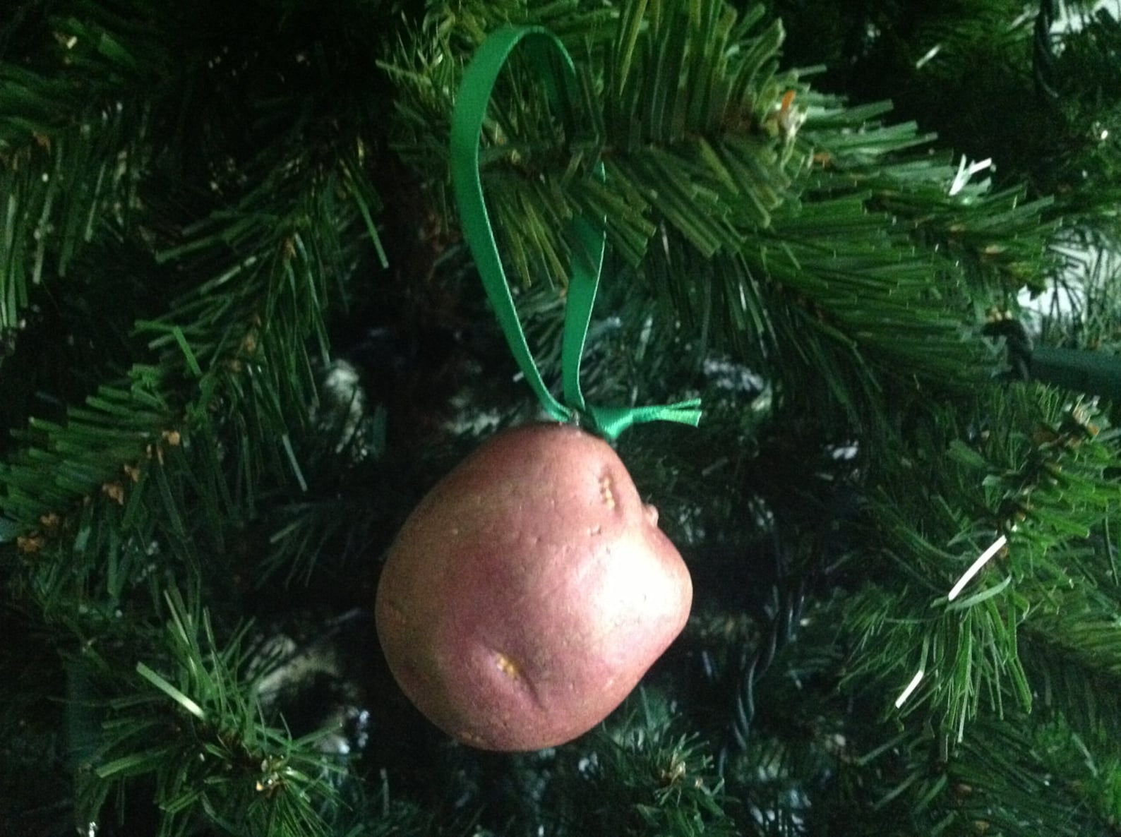 Irish Ornament Looks Like a Real Potato. Very Cute Etsy