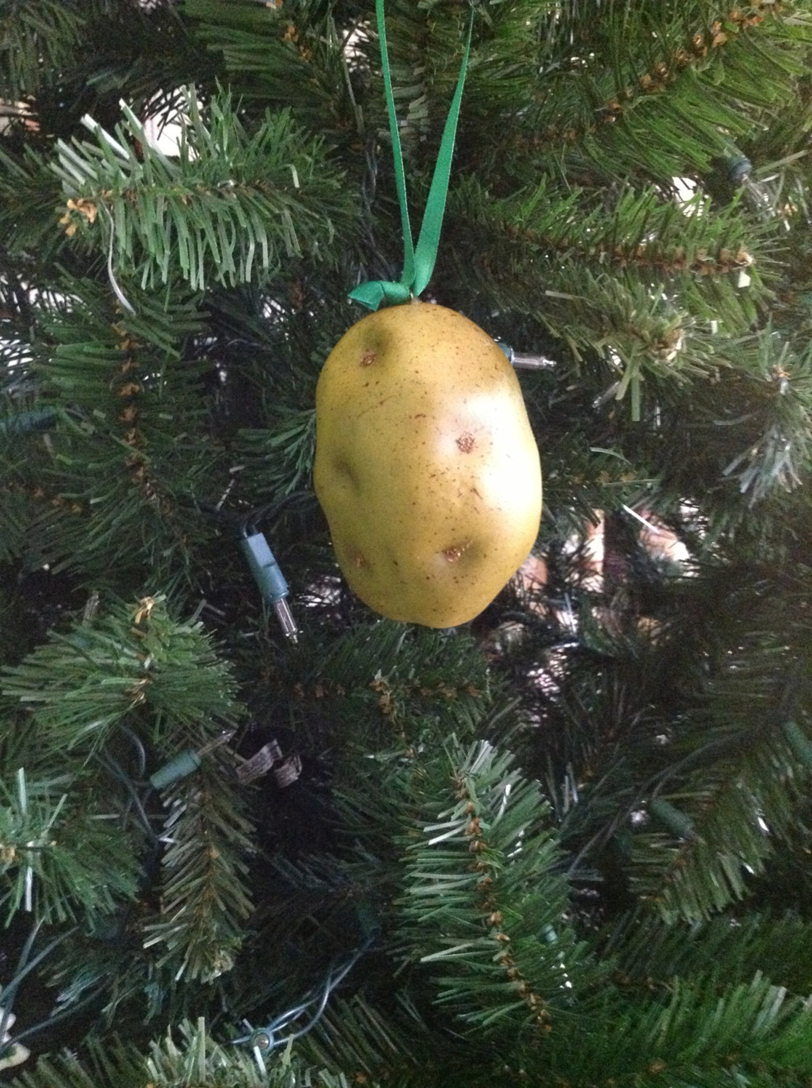 Irish Ornament Looks Like a Real Potato. Very Cute Etsy