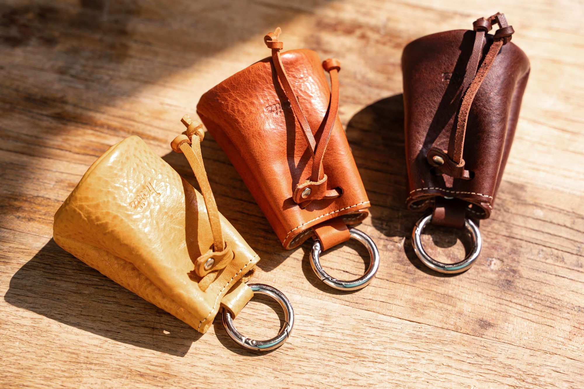 Leather Coin Purse, Mini Pouch, Small Drawstring Leather