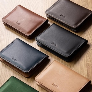 Billetera plegable para tarjetas (tipo plano)