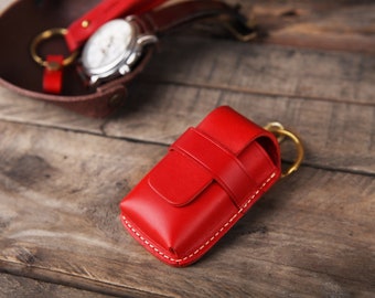 Leather Smart Key Pouch, Leather Pouch, Smart Key Holder, 7700