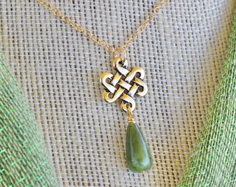 Collier Outlander - Nœuds Celtiques En Bronze - Style Vintage Sassenach - Neuf Sans Emballage