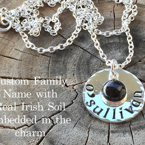 Custom Celtic Family Name Sterling 