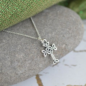 Sligo Celtic Cross Silver Necklace