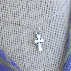 The Emmery Classic Celtic Cross Sterling Silver Necklace- Small