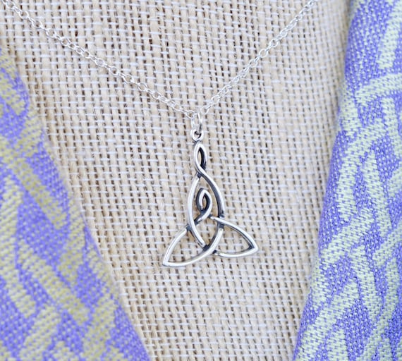 Motherhood Sterling Silver Celtic Knot Necklace