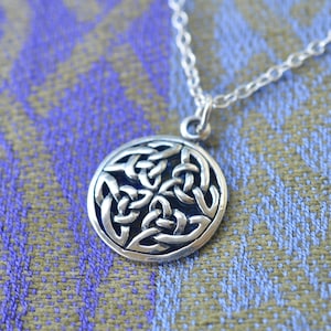 Shield of Brigid Sterling Silver Necklace