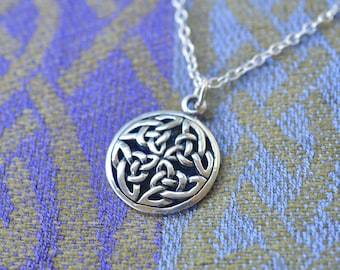 Shield of Brigid Sterling Silver Necklace