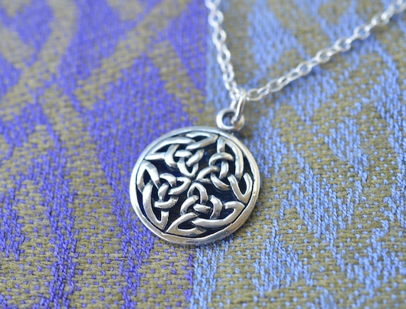 Shield of Brigid Sterling Silver Necklace