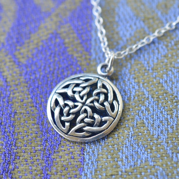 Shield of Brigid Sterling Silver Necklace