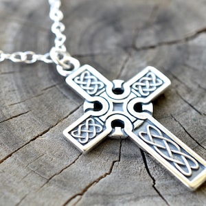 Clonmacnoise Sterling Silver Celtic Cross