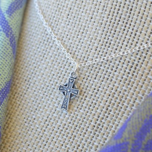 The Cashel Celtic Cross Sterling Silver Necklace- Small Size