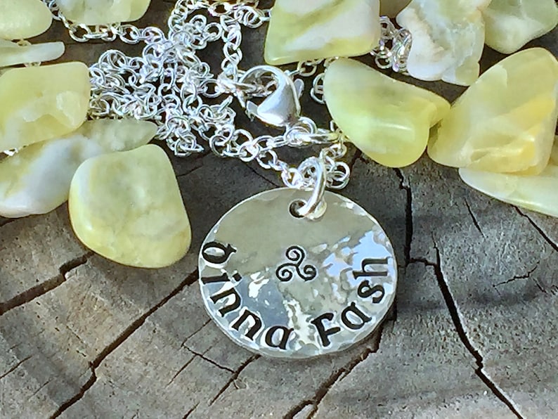 Dinna Fash Don/'t Worry Yourself Pendant Necklace