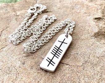 The Ogham &#39;Grá&#39; Love Stone Sterling Silver Necklace