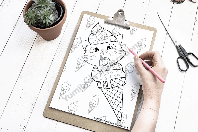 Feline Fun: Whimsical Kitty Coloring Pages for Kids and Cat Lovers - Etsy