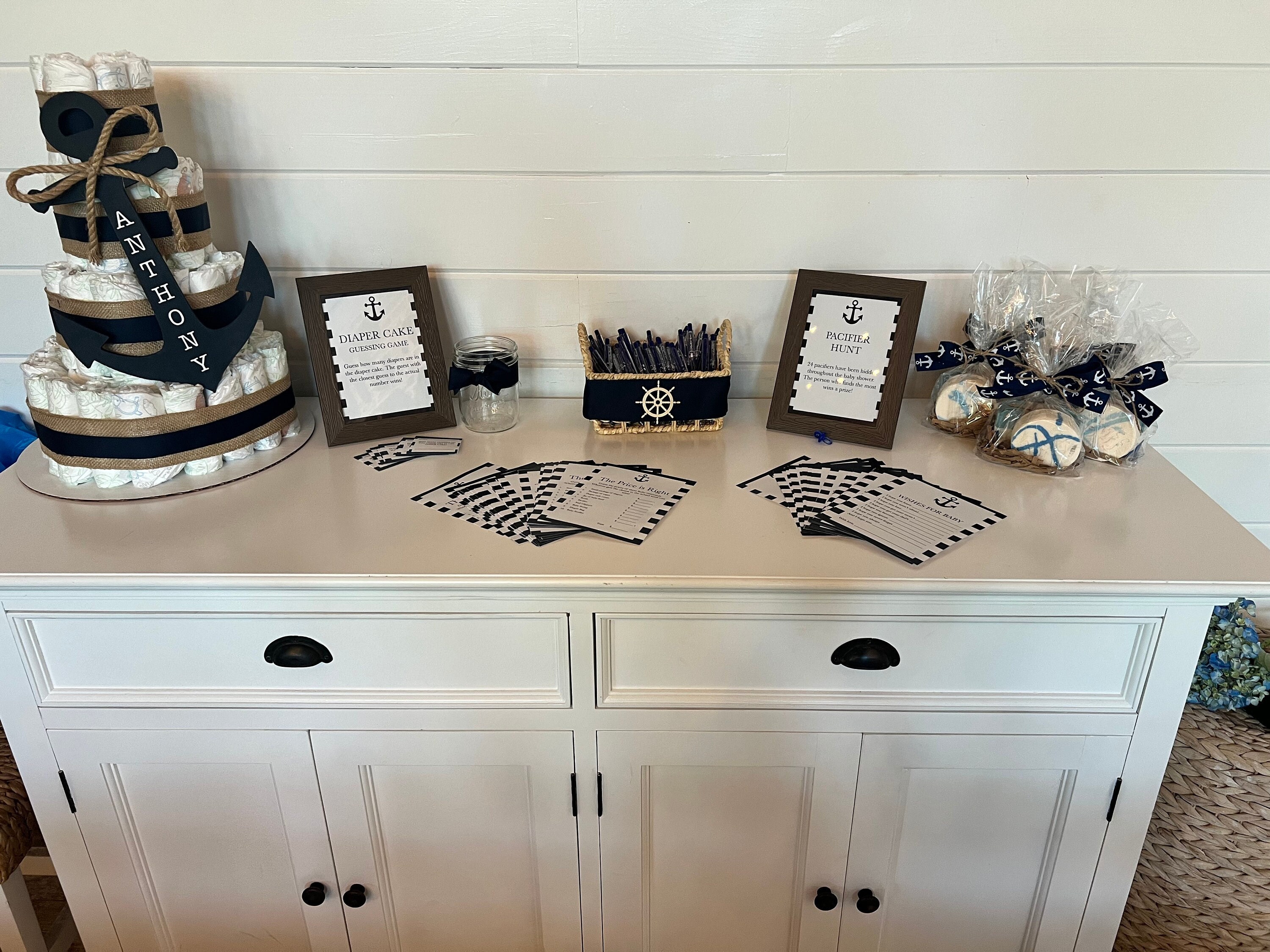 Nautical Baby Shower Printables - Etsy